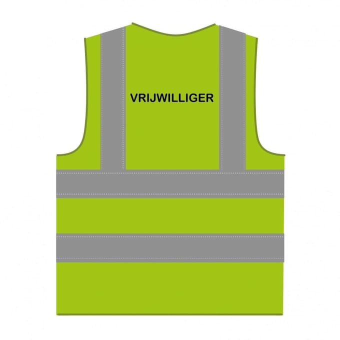 Vrijwilliger hesje RWS limoengroen