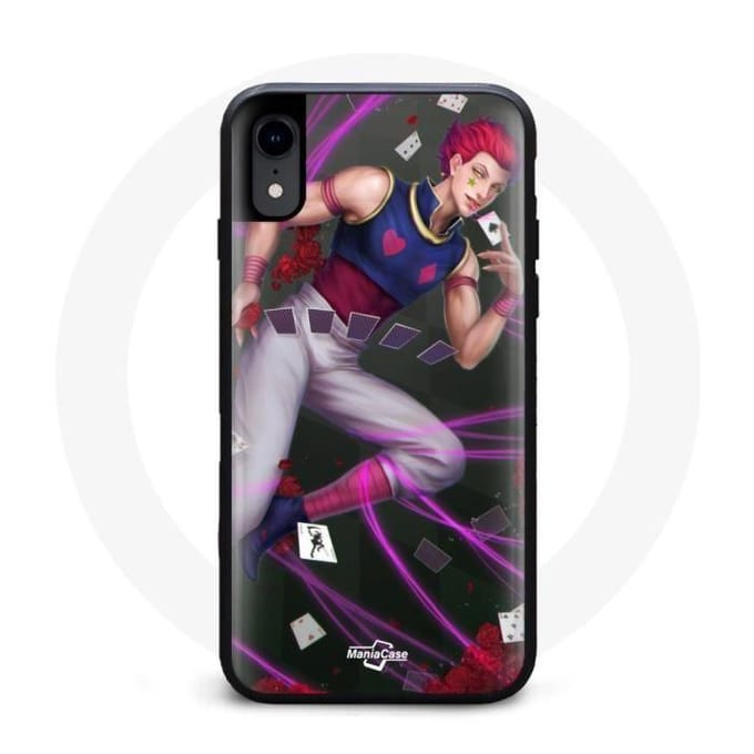 Coque - Maniacase - Iphone XR - Hisoka Morow - Protection - Souple - Noir noir