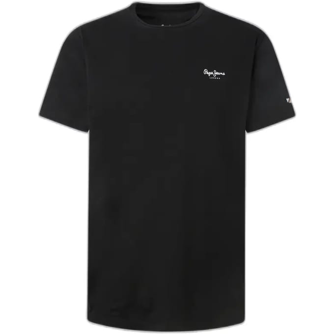 slim fit T-shirt van mix van katoen model 'ORIGINAL BASIC 3'