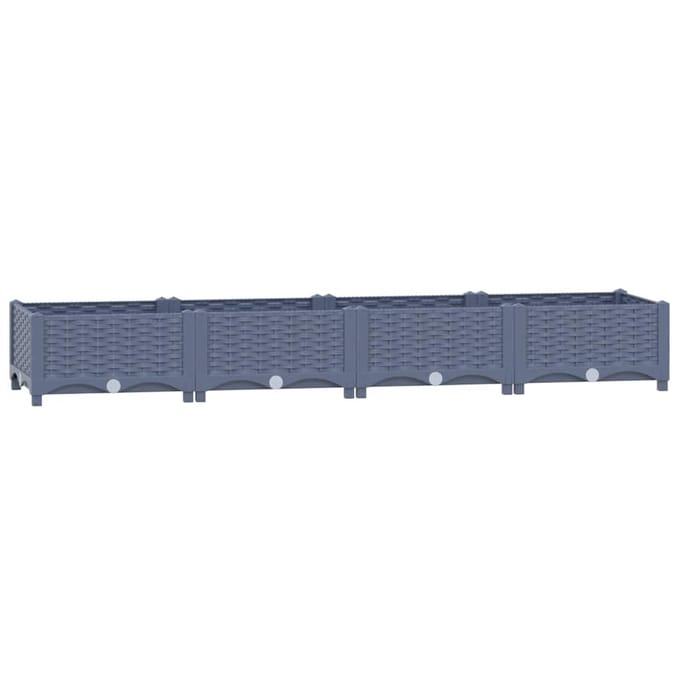 vidaXL - Plantenbak - verhoogd - 160x40x23 - cm - polypropyleen