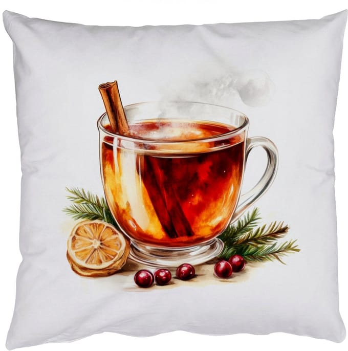 Sierkussens - Kussentjes Woonkamer - 45x45 cm - Thee - Warm - Winter - Sfeer