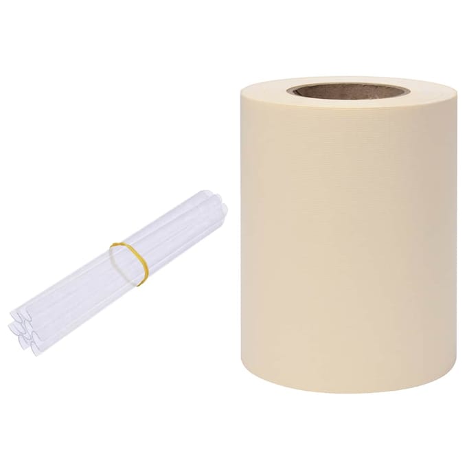 vidaXL - Privacystrip - 35x0,19 - m - PVC - crème