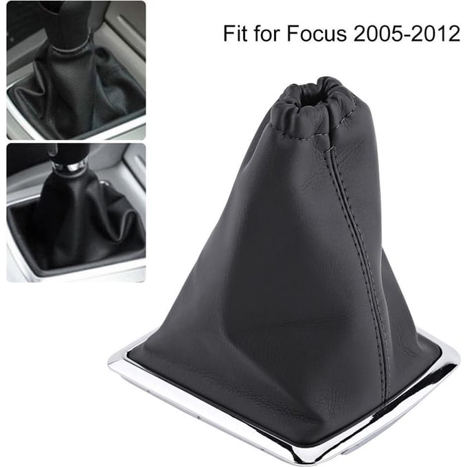 Auto Versnellingspook Gaiter Boot PU Leer Stofhoes Vervanging voor Ford Focus 20052012 gray