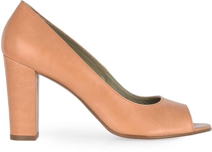 Noë Shoes Nicoline Peeptoe Congo Yellow
