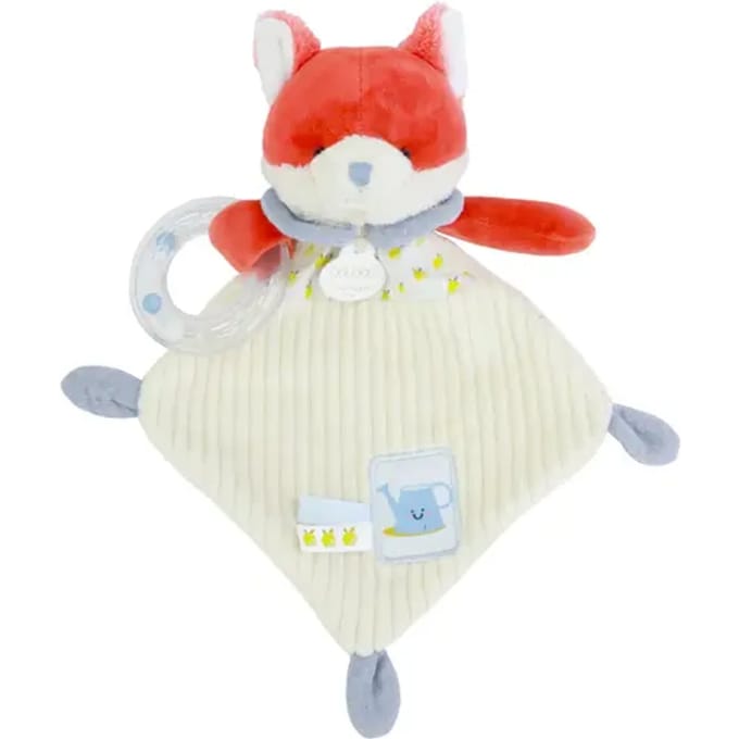 Pluche Doudou & compagnie Romarin Le Renard Hochet