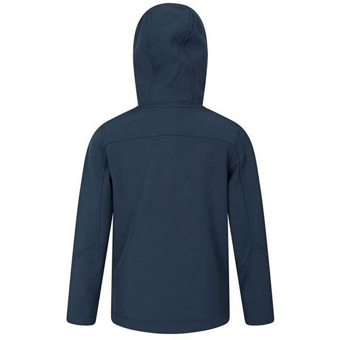 Mountain Warehouse Kinder/Kids Exodus Waterafstotend Soft Shell Jasje (Marine)