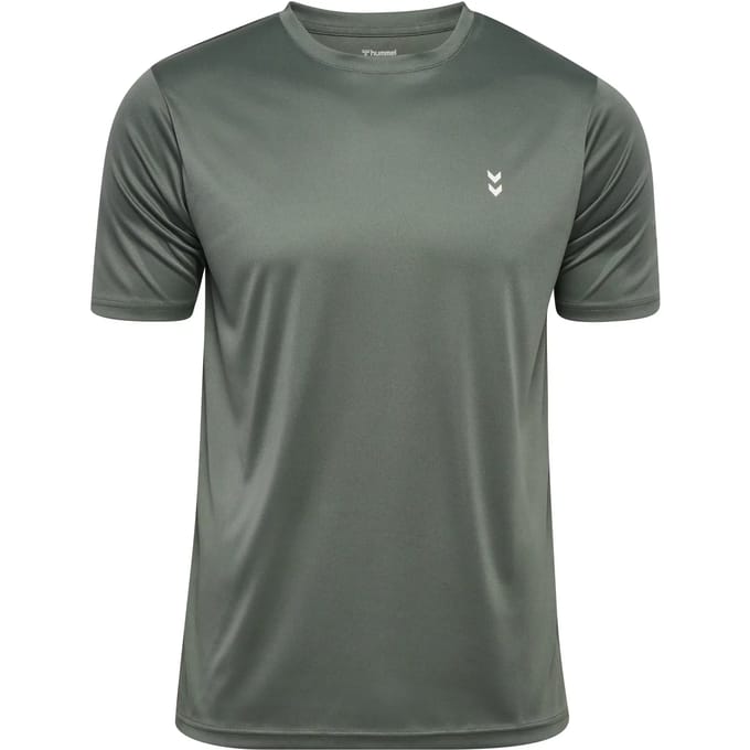 Hummel Pulse Training T-Shirt Heren - Castor Gray | Maat: L