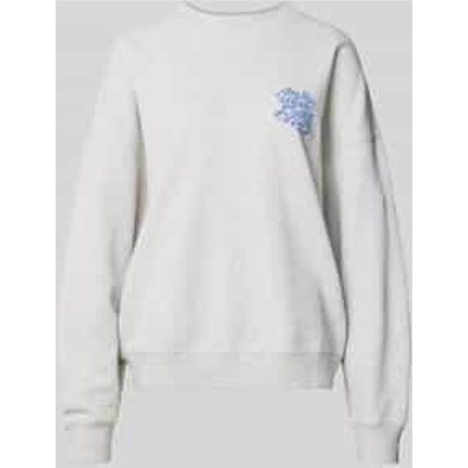 relaxed fit sweatshirt met logoprint