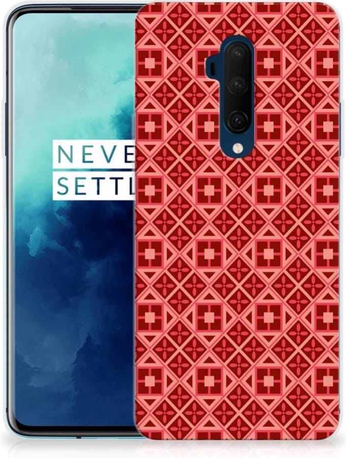 OnePlus 7T Pro TPU bumper Batik Rood