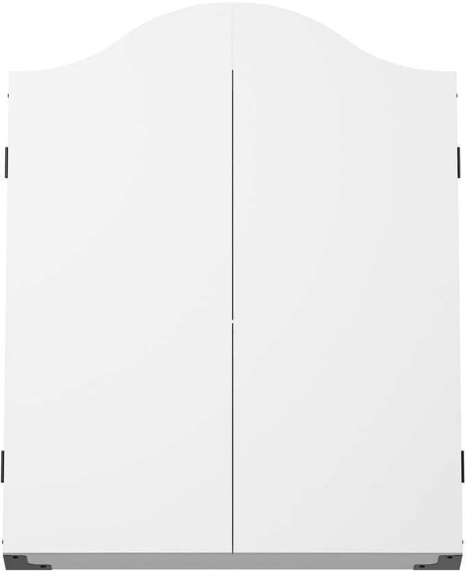 KOTO - Dartbordkast - Effen Wit (63 cm x 49 cm x 8 -5 cm) - 2 Whiteboard Scoreborden