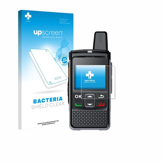 upscreen - Screenprotector voor Hytera PNC360S - Folie Beschermfolie transparant antibacterieel