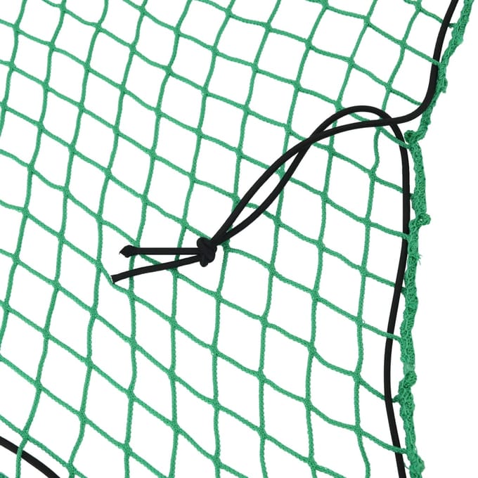 vidaXL - Aanhangwagennet - elastisch - touw - 5x3,5 - m - polypropeen - groen