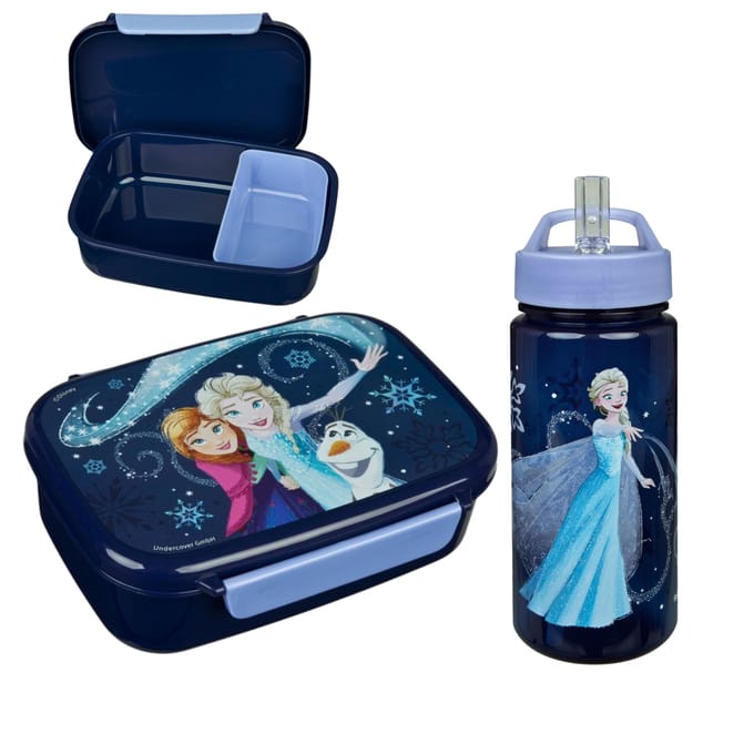 Frozen Lunchset - Lunchbox - Drinkfles - Meerkleurig - Lunchbox Kinderen