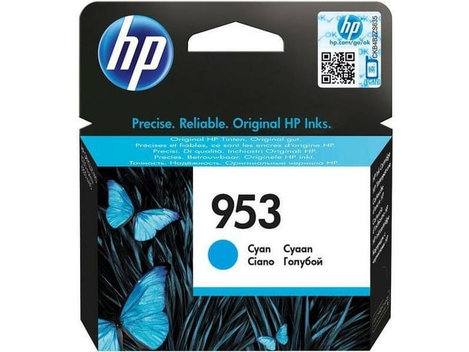 HP Inktcartridge 953 (F6U12AE) Cyaan
