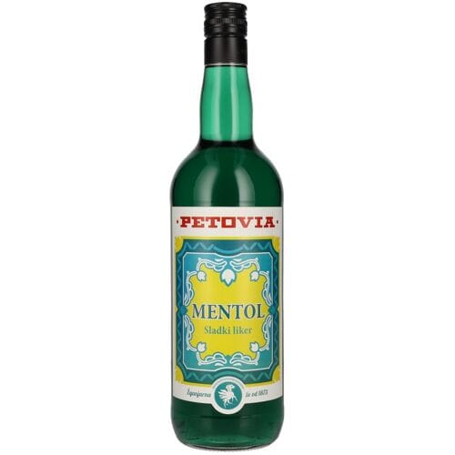 Petovia MENTOL Aromatiziran Sladki Liker 22% Vol. 1l