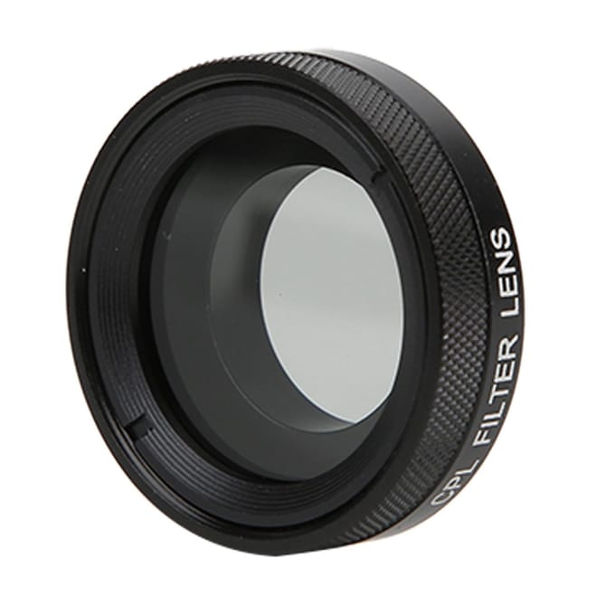 Fisheye Groothoek Macro CPL Sterlicht 6-in-1 Set Telefoonlens black