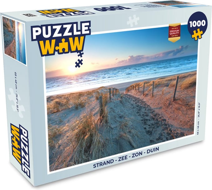 Puzzel Strand - Zee - Zon - Duin - Legpuzzel - Puzzel 1000 stukjes volwassenen