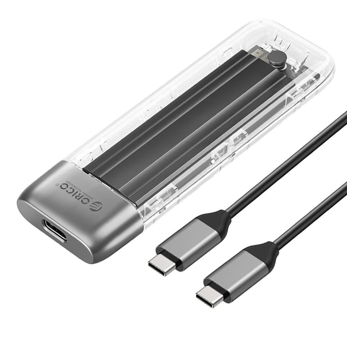 ORICO TXM2-C3 M.2 NVME USB-C 3.2 10Gb/s Disk Drive - Gray