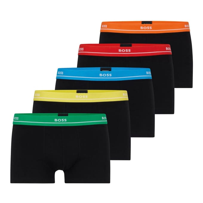 Boss Essential Trunk Boxershorts Heren (5-pack) - Maat S
