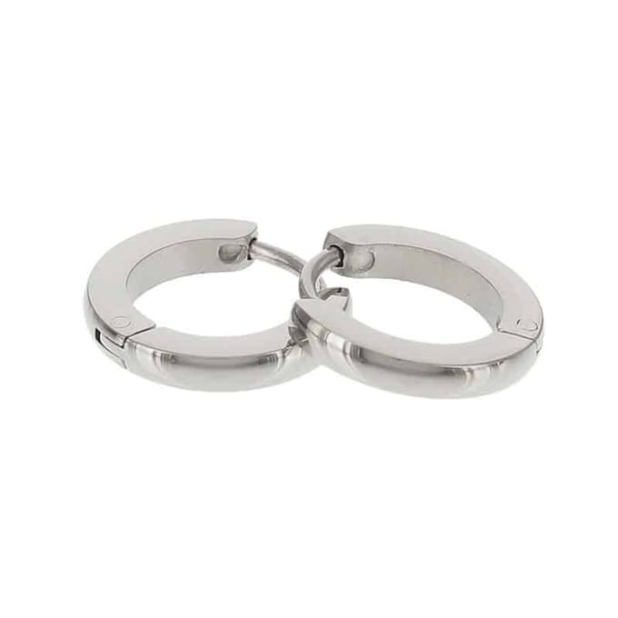 Kalli edelstalen Oorbel 1829 Zilver 12mm