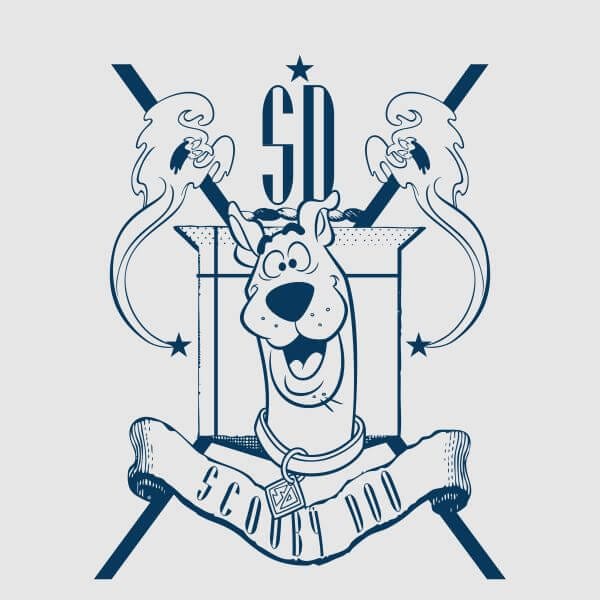 Scooby Doo Coat Of Arms Women's T-Shirt - Grey - M
