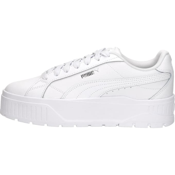 PUMA Karmen II L Dames Sneakers - Puma White-Puma White-Puma Silver