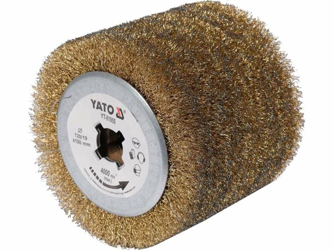 Yato YT-81955 - Borstel voor Satineermachines - Staalborstel