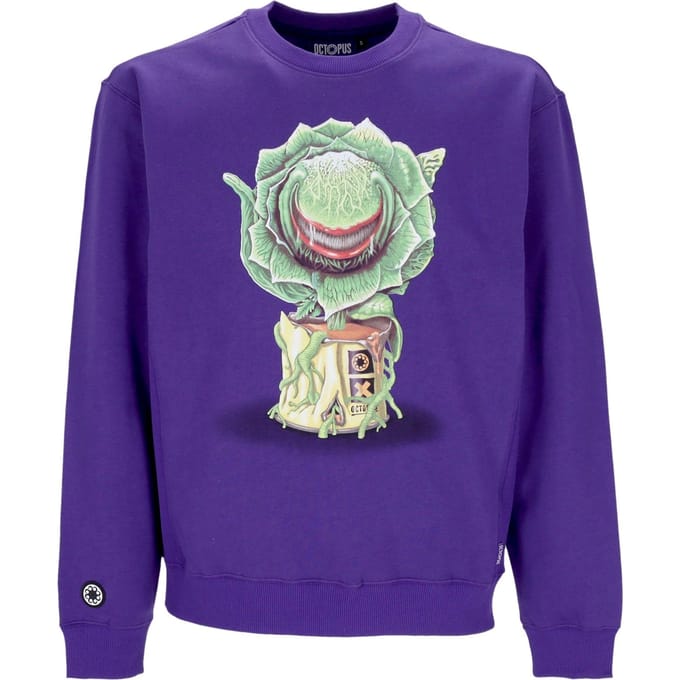 Feed Me Crewneck Heren Sweatshirt Paars