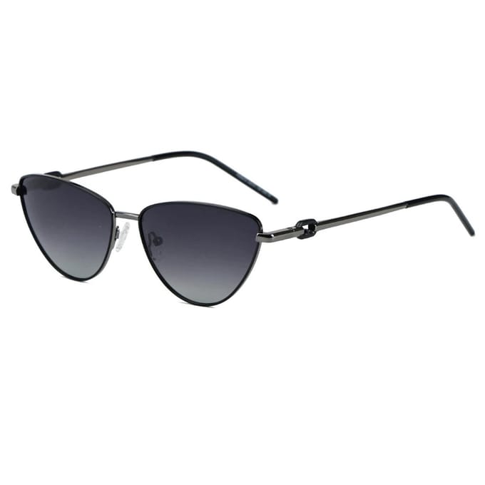 BUGOLINI Aurore – Gepolariseerde Cat Eye Zonnebril - Met UV400-bescherming – Donker Grijs Frame