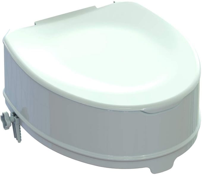 Verhoogd Toiletbril Zitting - 14 cm Hoogte Verhoging