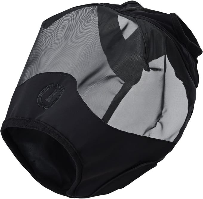 Imperial Riding - Vliegenmasker Fly Shield - Zwart- Maat Cob