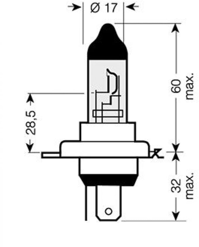 Ampoule Kyoto pour Scooter Piaggio 125 Fly 2004 à 2012 AV Neuf