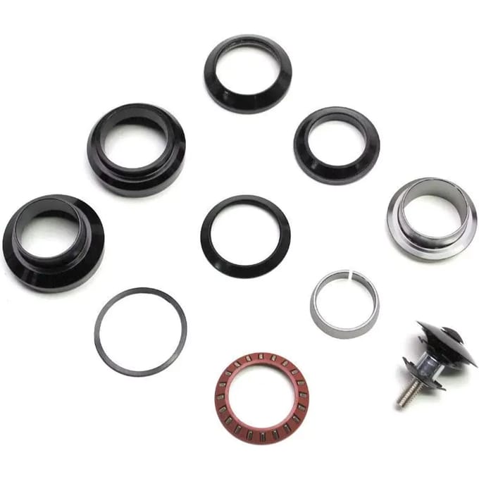 Zwart aluminium balhoofdlager 27.0 Newton Ahead-set 1"
