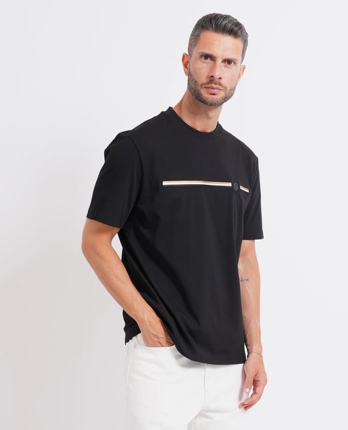 Boss T-shirts en Polo Zwart