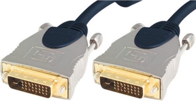 shiverpeaks sp-PROFESSIONAL DVI kabel 2 m DVI-D Blauw, Chroom