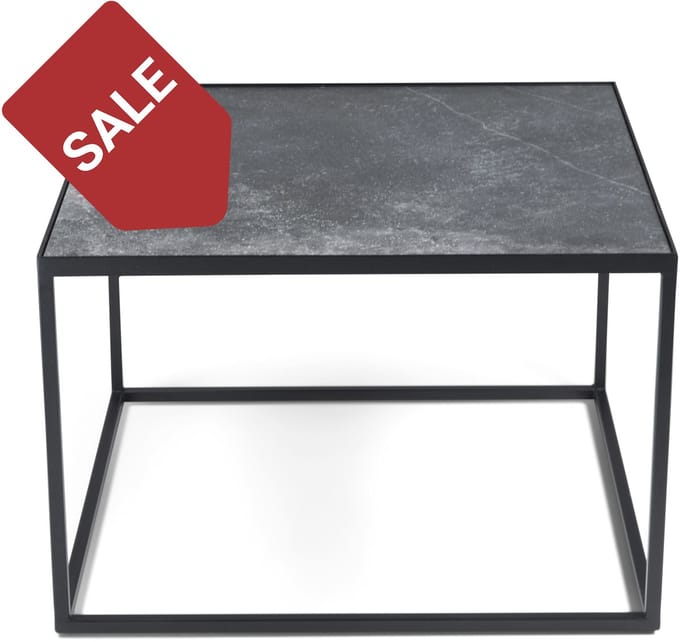 Spinder Design salontafel Tijl 60 x 60 - Zwart - Staal