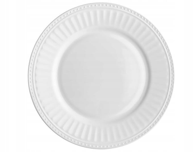 Florina Roma Plat Dinerbord Wit 25 cm - Elegant & Duurzaam
