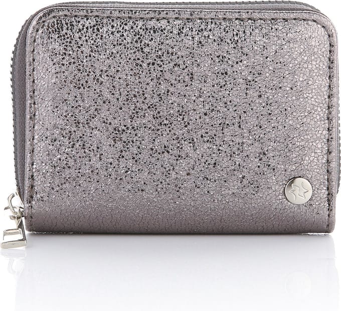 glitter portomonee dark grey WT795