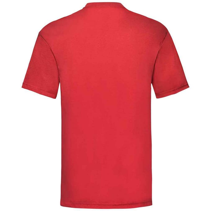 Fruit of the Loom Heren Valueweight T-Shirt (Rood)