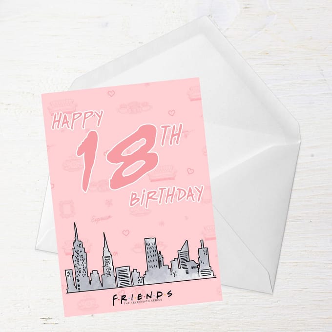 Friends Birthday 18th Greetings Card - Standard Card