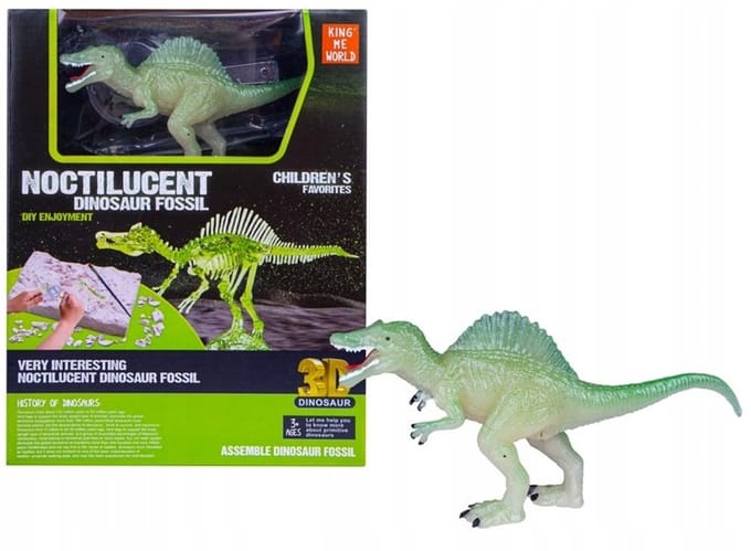 Fluo Dinosaurus Opgegraven: Educatieve Archeologie Set voor Kinderen