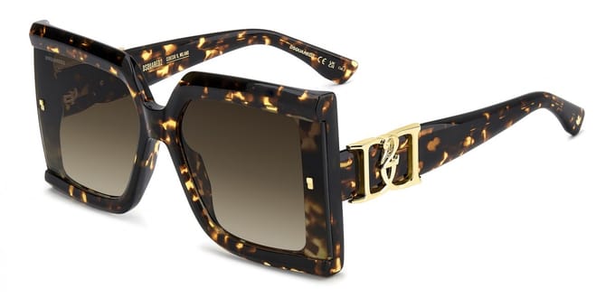 Dsquared2 D2 0185/G/S Havana 64/17/145 WOMAN Zonnebrillen