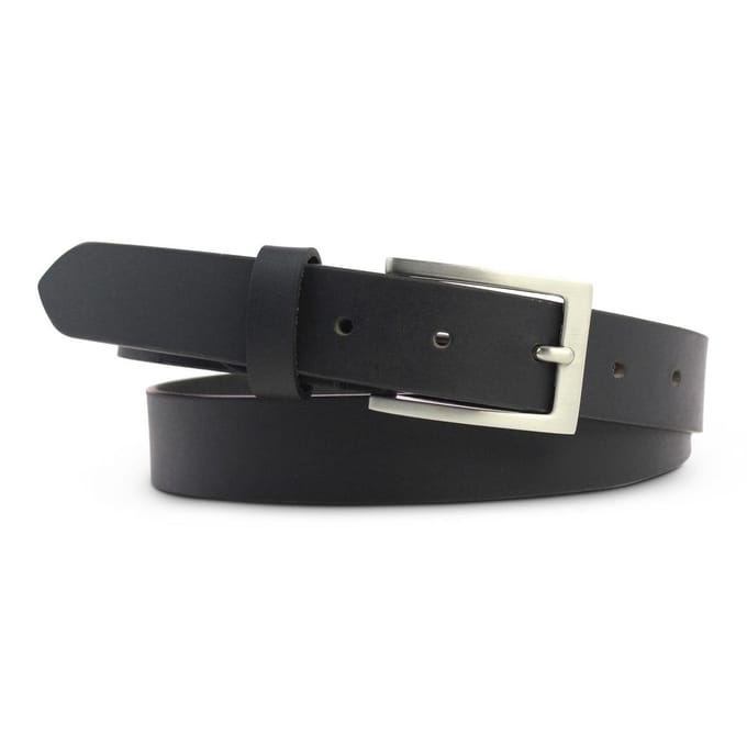 Safekeepers Broekriem - Glad 3 cm - 105 taille -  Leer zwart