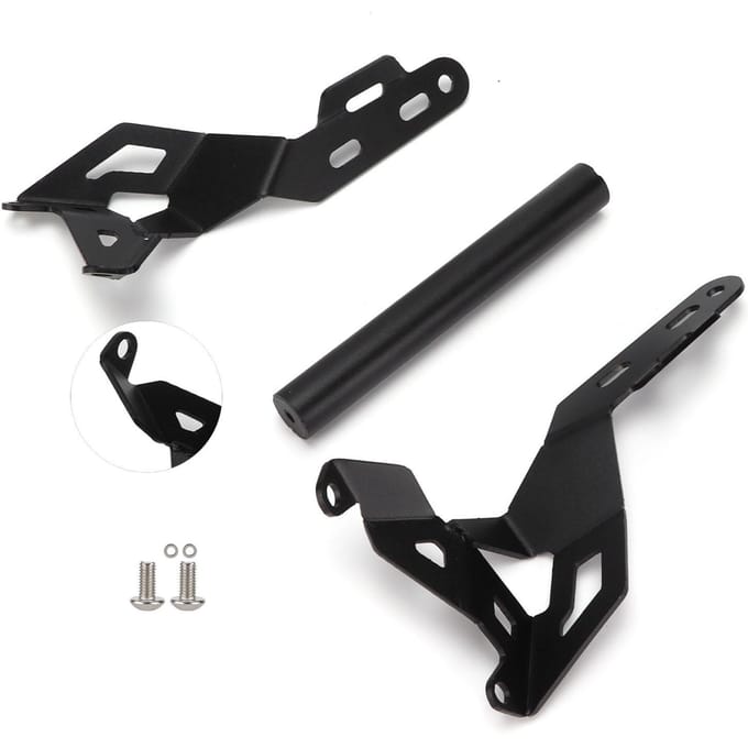 Support de téléphone moto Support GPS Barre de remplacement pour Triumph Tiger 800 XCX XRX 2015 2017 black