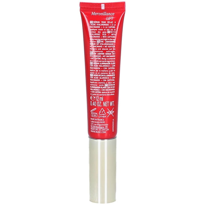 Nuxe Merveillance LIFT Oogverhelderend serum Oogserum Dames 12 ml