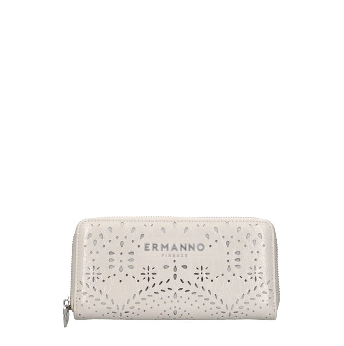 Ermanno Firenze Portemonnees Cream