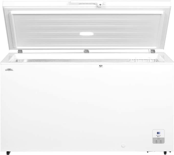 Everglades EVFR5204 - Vrieskist - 420 Liter - E Klasse - Digitaal - Koelfunctie - Wit - 5 jaar Garantie