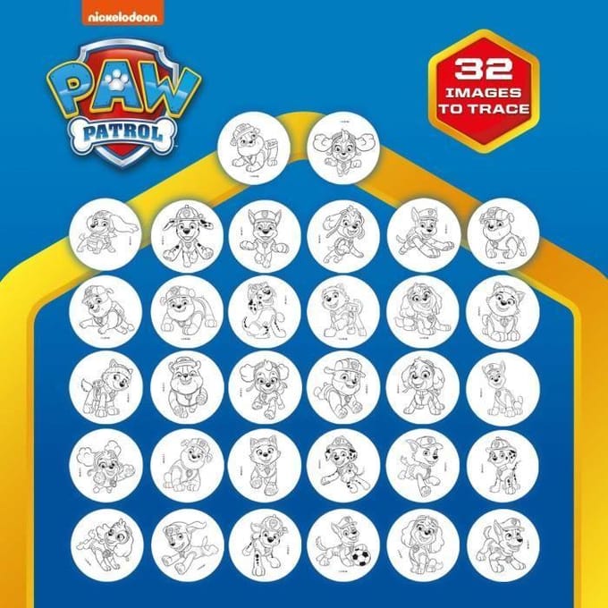 Lisciani paw patrol projector drawing school