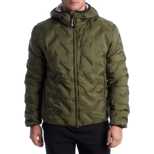 Heren Gewatteerde Jas met Capuchon US40127001