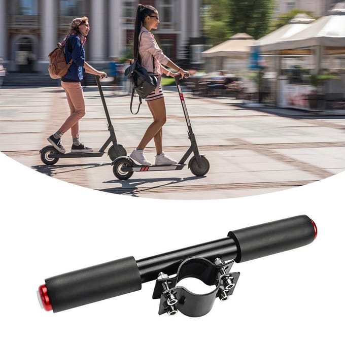 Elektrische Step Kinderen Stuur Kindveilig Handvat met Verlichting Compatibel voor Ninebot G30 ES Serie Elektrische Step zwart